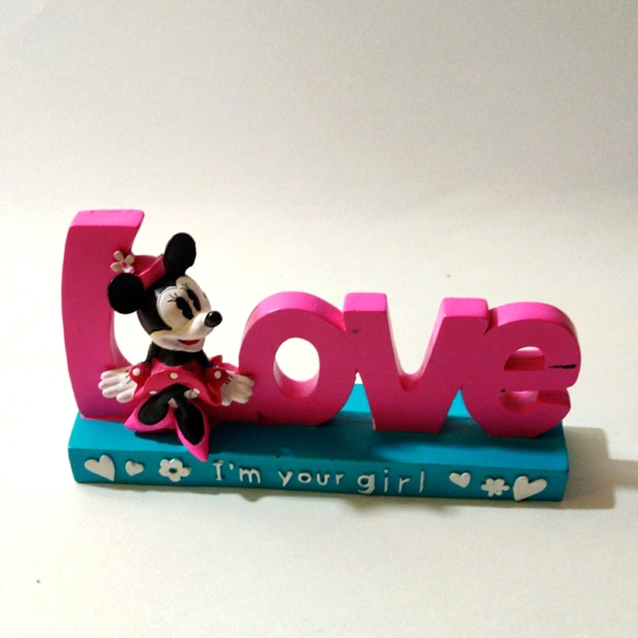 Disney Other - Disney Vintage Minny Mouse Love I Am Your Girl Decor